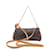 Louis Vuitton Clutch Monogram Eva Marrone  - vista 3