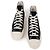 Comme Des Garcons Sneakers alte Single Heart Chuck Nero - vista 4