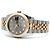 Rolex Orologio Datejust da uomo con quadrante grigio combinato e diamanti originali Marrone - vista 21