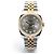 Rolex Orologio Datejust da uomo con quadrante grigio combinato e diamanti originali Marrone - vista 9