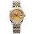 Rolex Datejust Medium Original Diamond Computer Dial Ladies' Combi Watch Warranty Golden