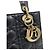 Borsa Tote e Borsa a Spalla Black Lady Dior ABC Small Gold-Tone Nero - vista 5