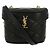 Saint Laurent Borsa a tracolla da donna Cassandra Monogram Quilted Micro Box Chain Nero