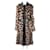Givenchy Abrigo de piel de leopardo Castaño