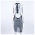 Vestido Chanel de cuello halter transparente Multicolor - vista 3