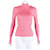 Alaïa Alaia Langarm-Strickpullover Pink  - Ansicht 1