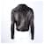 Miu Miu Lederjacke Schwarz - Ansicht 3