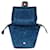 Fendi Denim-Rucksack Blau - Ansicht 8
