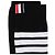 Thom Browne Calcetines de media pierna Bar en algodón ligero Negro - vista 5