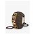 Fendi Mini borsa hobo in jacquard Graphy FF Marrone - vista 5