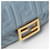Fendi Mini Borsa Baguette Blu  - vista 8