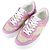 Gucci Baskets brodées violettes