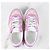 Gucci Baskets brodées violettes - vue 7