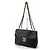 Chanel Borsa a tracolla Large Classic in agnello con logo Big CC Nero - vista 3