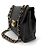 Chanel Borsa a tracolla Large Classic in agnello con logo Big CC Nero - vista 5