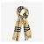Burberry Sciarpa larga in cashmere a quadri con frange D'oro - vista 7