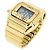 Maison Martin Margiela Relógio de anel digital Timex em metal Dourado - vista 3