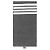 Thom Browne Sciarpa a righe a costine in cashmere Marrone