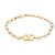 Valentino Armband mit Perlen-Logo