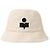 Isabel Marant Cappello Bucket con Logo Hailey Ricamato Bianco