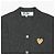 Comme Des Garcons Cardigan Play Gold Heart Patch Schwarz - Ansicht 6