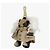 Burberry Portachiavi Thomas Bear Trench Coat in cashmere Arancione - vista 5
