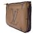 Louis Vuitton Pochette Double Monogram Castaño - vista 2