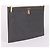 Thom Browne Pochette à rayures grise Taille M Marron - vue 4