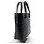 Chanel Borsa Tote Patent Chocolate Bar Nero - vista 3