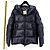Moncler Hooded Down Jacket Navy Blue - view 2