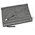 Balenciaga Clutch Medium Classic Motor Clip Grigio Marrone - vista 3