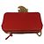 Prada Mini borsa a tracolla in Saffiano rosso con catena triangolare dorata e doppia zip - vista 4