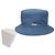 Oblique Dior Fleece-Bucket-Hat mit Schrägmuster Silber