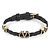 Valentino Bracciale in pelle di vitello con logo signature Nero - vista 4