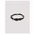 Valentino Bracciale in pelle di vitello con logo signature Nero - vista 5