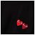 Comme Des Garcons T-Shirt Double Heart Black Schwarz - Ansicht 6