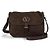 Valentino Borsa a tracolla in scamosciato Antibes Marrone - vista 4