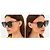 Jimmy Choo Gafas de sol ILANA SK Round Cat Eye Black Acetate Naranja - vista 3