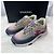 Chanel Sneakers in scamoso e tweed con logo CC Multicolore - vista 2