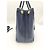 Prada Borsa Tote e Borsa a Spalla Saffiano Lux Blue - vista 8