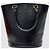 Prada Borsa bucket Saffiano vernice nero lucido - vista 8
