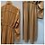 Fendi Abito midi in seta con cintura a corda Arancione - vista 7