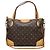 Louis Vuitton Borsa a tracolla Tote Elastella in Monogram Canvas Marrone