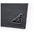 Prada Saffiano Triangle Card Holder Black - view 10