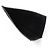 Prada Saffiano Triangle Card Holder Black - view 11
