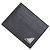 Prada Saffiano Triangle Card Holder Black - view 7
