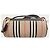 Burberry Borsa cilindrica con tracolla in tela Icon Stripe Marrone - vista 2