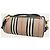 Burberry Borsa cilindrica con tracolla in tela Icon Stripe Marrone - vista 3