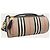 Burberry Borsa cilindrica con tracolla in tela Icon Stripe Marrone - vista 4