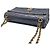 Chanel Borsa a tracolla con catena in pelle di vitello Blu - vista 6